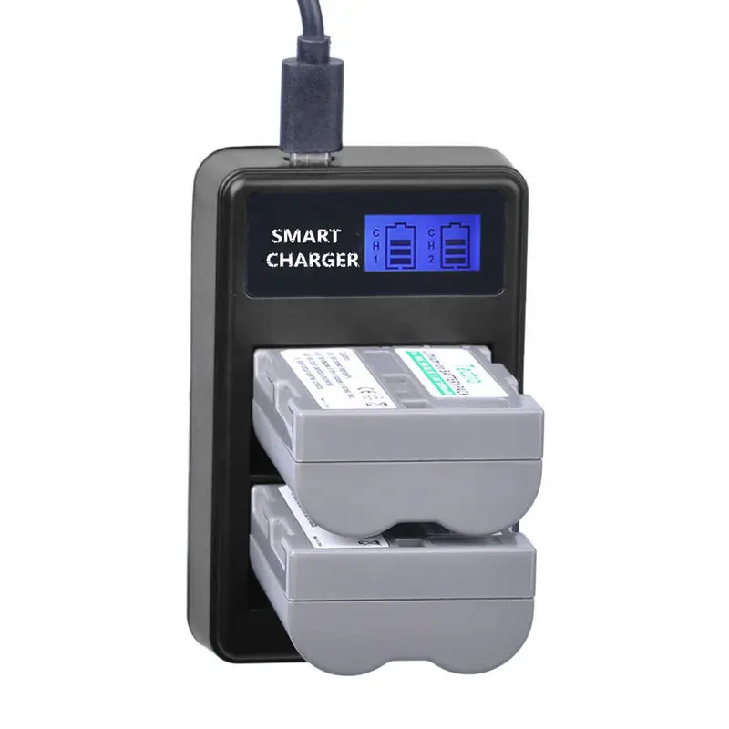 En El3E/El3 Usb ЖК дисплей двойной порт зарядное устройство для Ni Kon D300S D300 D100 D200 D700 D70S D70