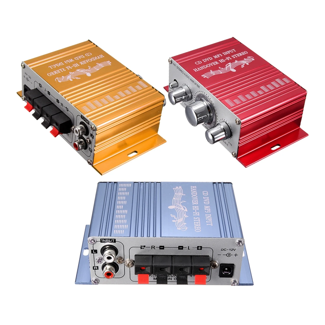 

CATS RCA 2CH Hi-Fi Stereo Amplifier Booster MP3 Speaker For Car DVD Mini Moto