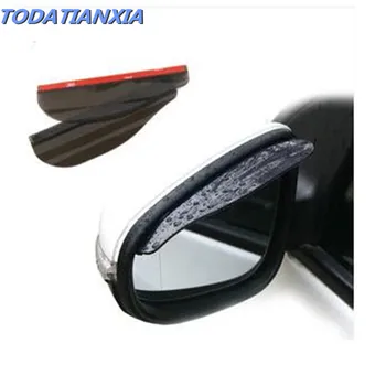

2pcs Car rain eyebrow sticker for hyundai i10 citroen c4 toyota corolla suzuki sx4 honda civic renault fluence audi Accessories
