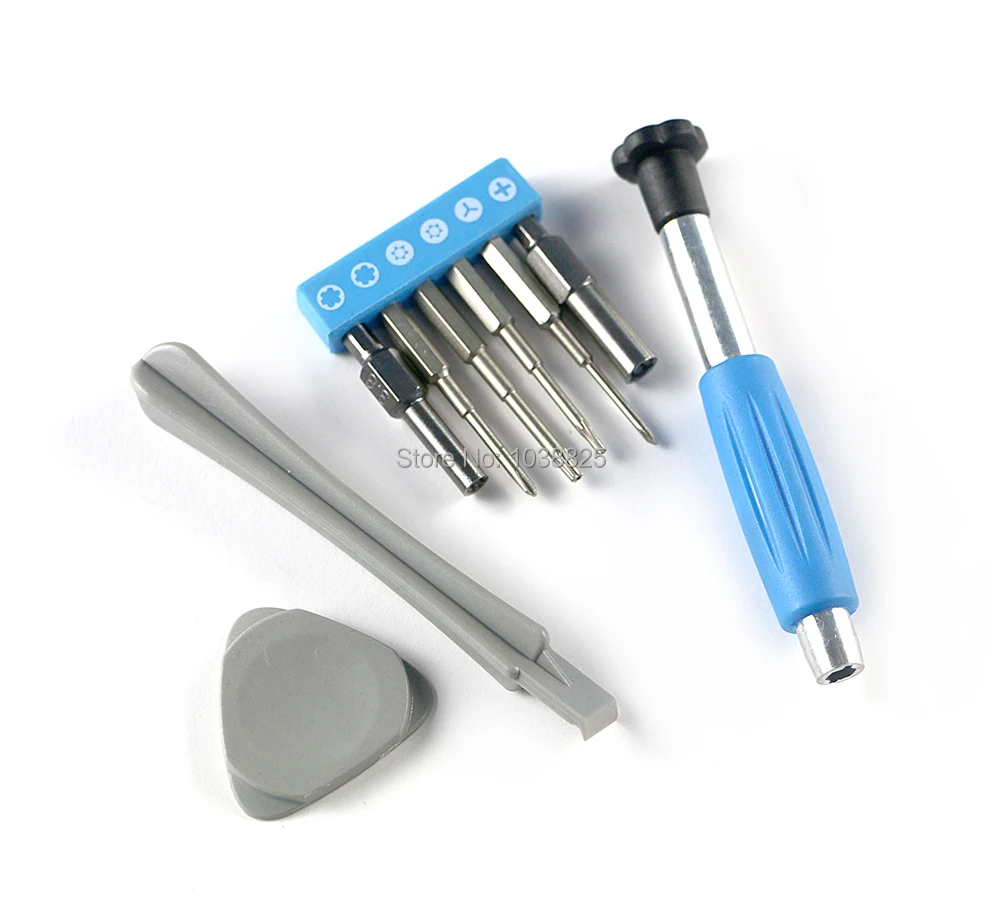 

2sets Screwdriver Set 9+n1 Repair Tools Kit 3.8 4.5 T6 T8 Cross three wings ferramentas tool for switch GB GBA SP Ne 3DS XL PSP