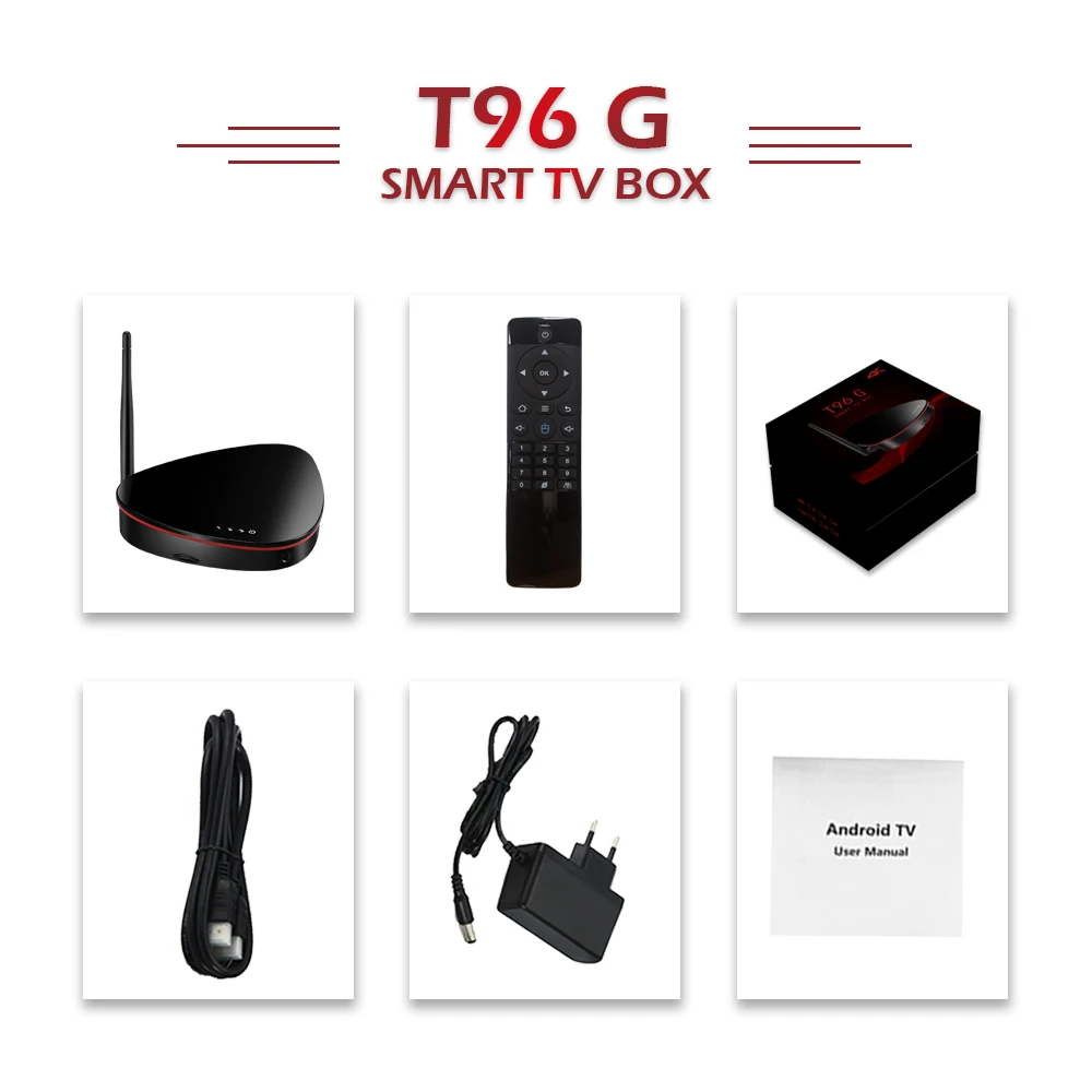 T96G Android 7,1 4G LTE tv Box S905W четырехъядерный 2 ГБ 8 ГБ телеприставка Bluetooth 4,1 5G Wifi 100M LAN Smart tv box медиаплеер