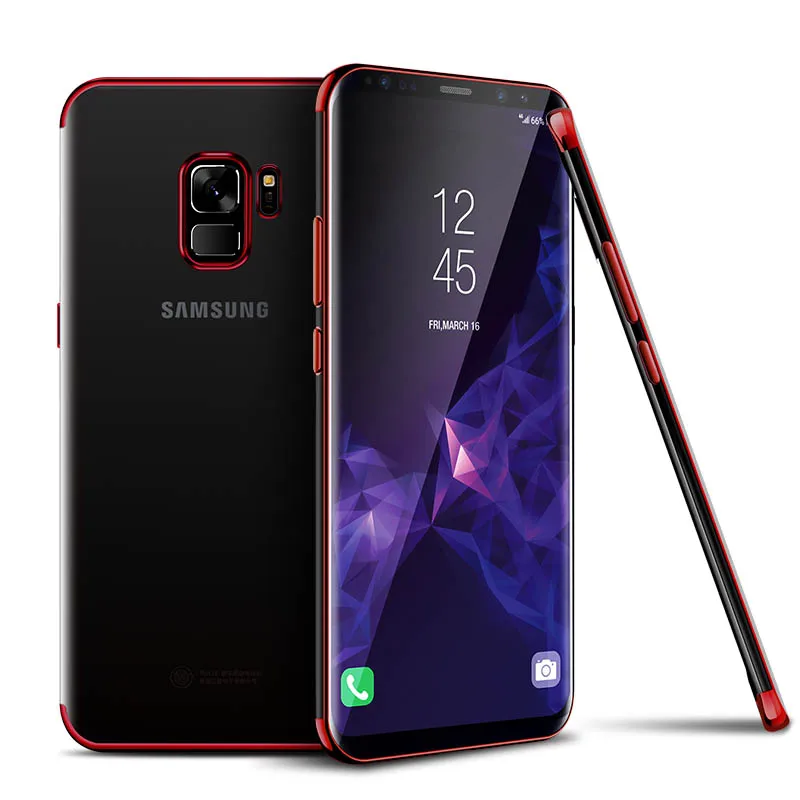 

Luxury Soft Silicone TPU Back Cover Case For Samsung Galaxy S6 S7 Edge S8 Plus M30 20 10 A50 30 10 A7 2016/A710 S10E Plus Prime