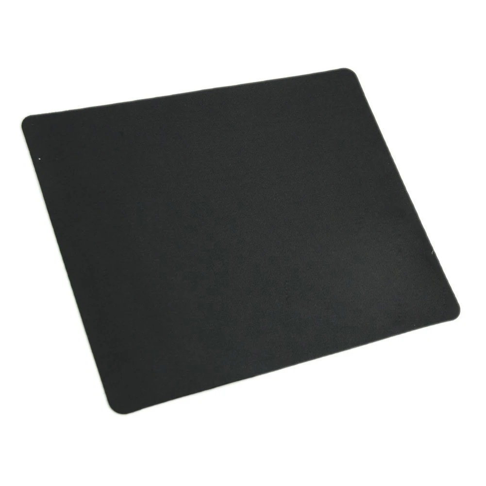 Black Slim Square Mouse Pad Mat Mousepad For PC Optical Laser Trackball Mice | Компьютеры и офис
