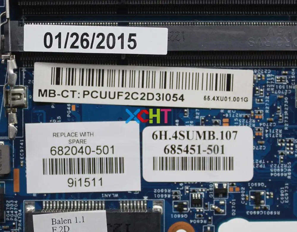 XCHT ل HP الحسد DV7 DV7-7000 DV7T-7000 سلسلة 682040-501 682040-001 682040-601 HM77 650 M /2G كمبيوتر محمول اللوحة اللوحة اختبار