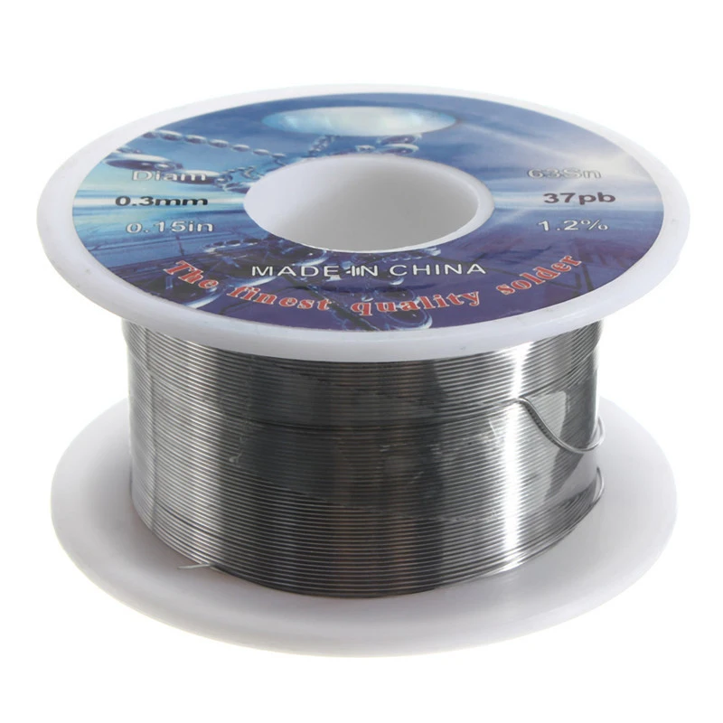

1pc 0.3 mm 63/37 Tin Solder Soldering Welding Iron Wire Lead Rosin Core Flux Reel For Mobile Phone Repair Soldering Tools New