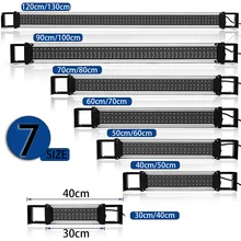 30-120 см, светильник для аквариума, синий/белый, погружной, водонепроницаемый светильник, декоративный подводный светильник, регулируемый светильник с регулируемой яркостью