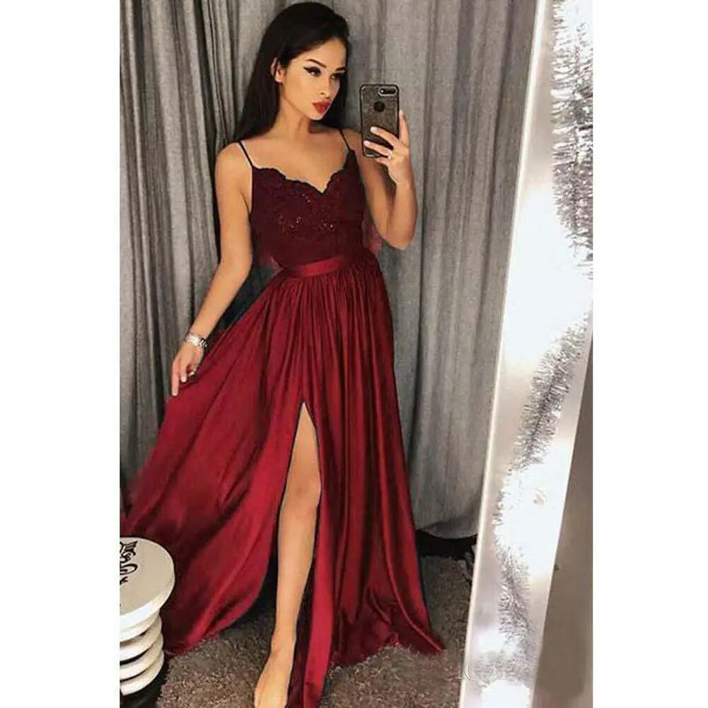 

2019 Vintage Women Stretch High Waist Plain Skater Flared Pleated Solid Long Skirt