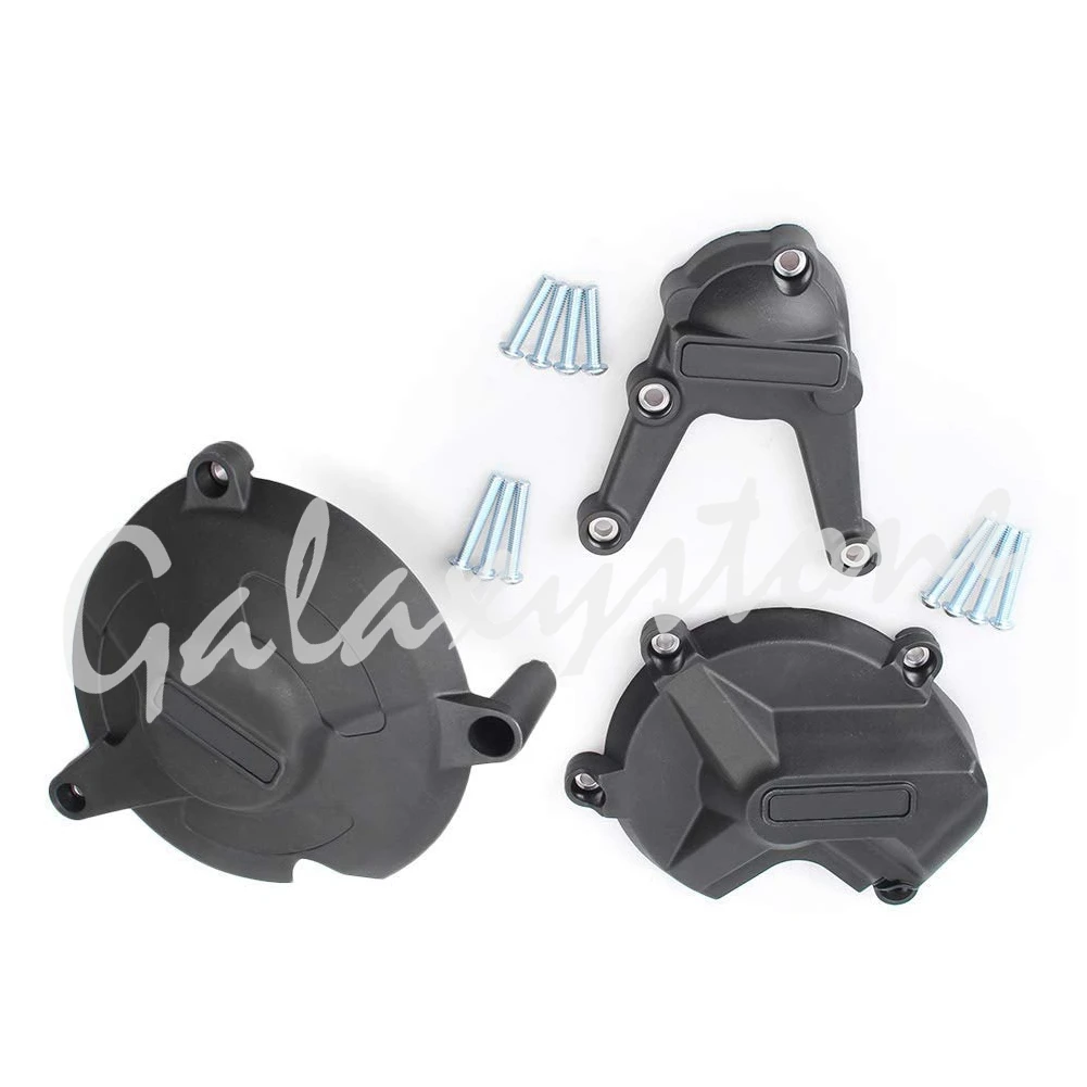 

Matte Black Motorcycle Engine Cover Protector Guard Set Fits BMW S1000RR 2017-2018