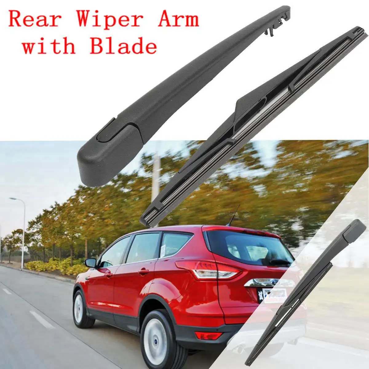

Rear Windshield Wiper Arm Blade Windscreen Snow Rain Wipers For Ford Escape 2008-2012