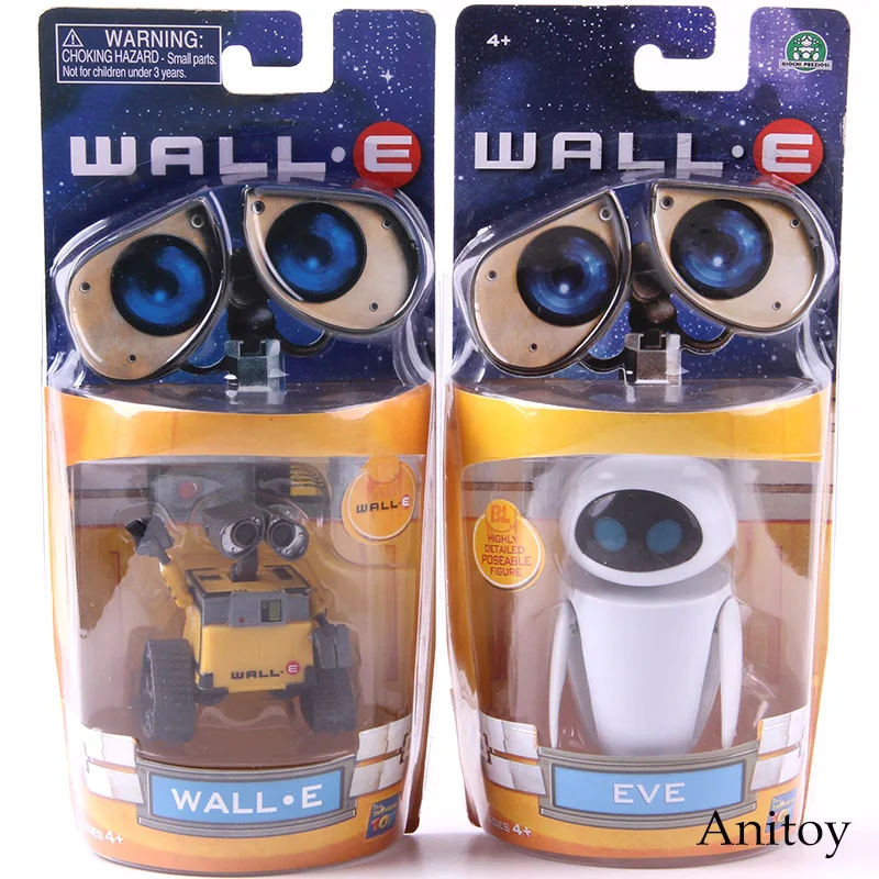 Wall E Robot Wall E EVE PVC Action font b Figure b font Collection Model font