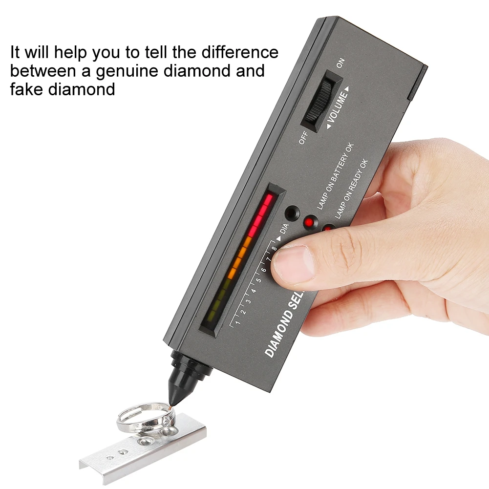 

Professional Portable LED Audio Diamond Tester Jewelry Jewelry Gem Gemstone Selector Accurate Tools for Jeweler Jewelry Tool