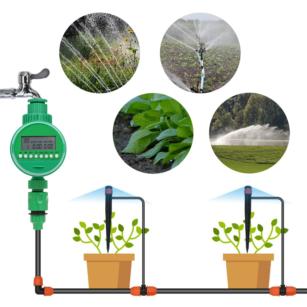 

Automatic Intelligent Electronic LCD Display Home Ball Valve Watering Timer Garden Water Timer Irrigation Controller System