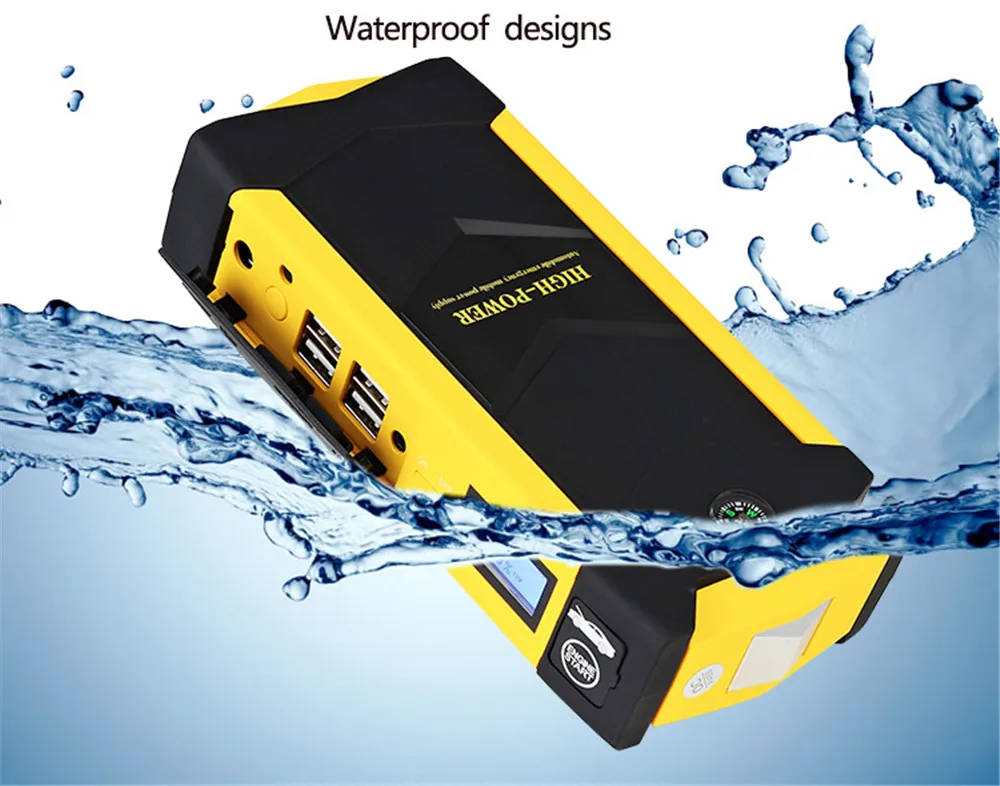 82800mAh 4USB 12V Car Jump Starter Multifunction Emergency Charger Battery Power Bank Pack Booster Waterproof Auto Jump Starter 82800mAh 4USB 12V Car Jump Starter Multifunction Emergency Charger Battery Power Bank Pack Booster Waterproof Auto Jump Starter