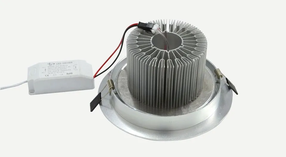 Manchas de Teto Lâmpada com Motorista w para Baixo Local Levou Downlights Leds Spot Light 85 V-265 v 3 w 5 7 9 12 15 Luzes Iluminação 23 High Quality Luzes e Iluminação