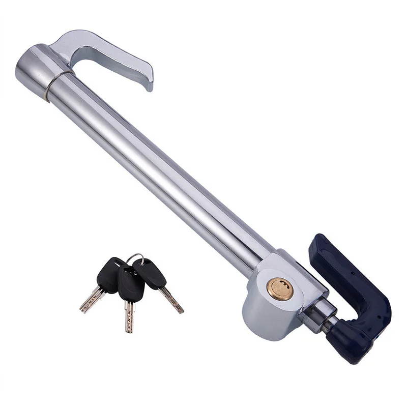 

Car Steering Wheel Anti-theft Lock Auto for SUV Truck Anti-Theft Security Rotary Steering Wheel Steel Lock 23" Universal