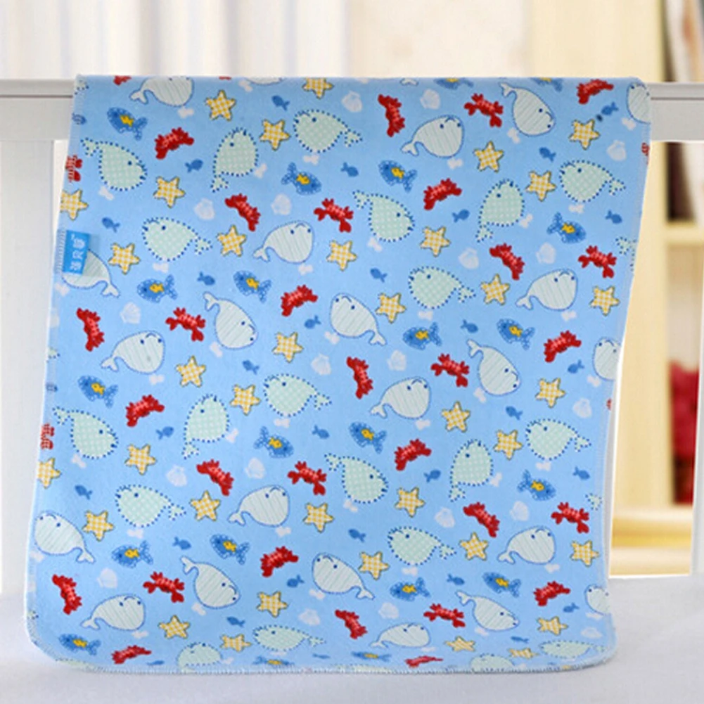 

Baby Children's Urine Pads Double Flannel Girls Boys Waterproof Bamboo Fibers Towel Breathable Absorbent Diaper Pad