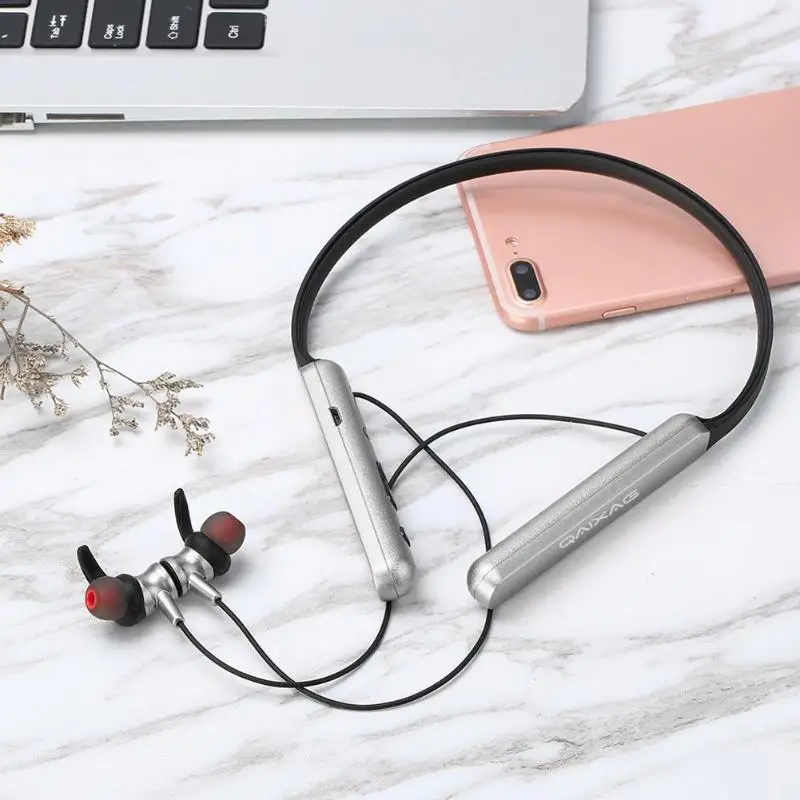 

Multifunction Magnetic Wireless Bluetooth Neck Around Earphone Neckband Stereo Headset for Android IOS Phone