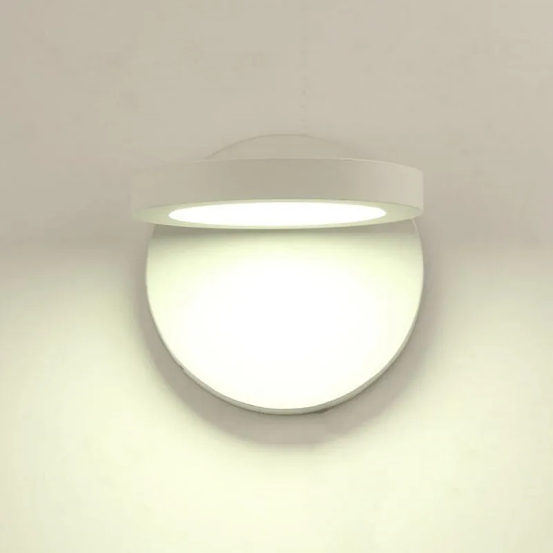 

AC220V Creative LED Bedside Light LED Wall Light Round Light Warm White 5W Wall Lamp Aisle Halllway Light D10