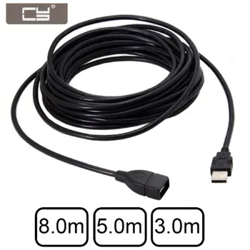 

CYDZ 3m 5m 8m USB Type-A Female to USB 2.0 Male Data Extension Cable for Hard Disk & Scanner & Printer
