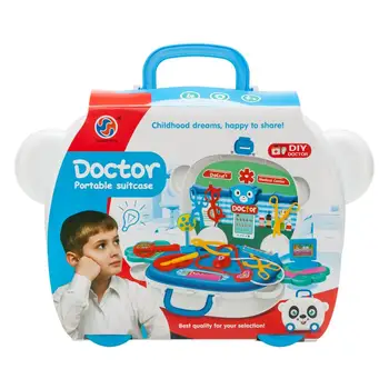 

Educational Kid Pretend Doctor Nurse Medical Role Play Set Case Baby Kit Toy US Warehouse Directly Shipping 7-10 Days Delivery