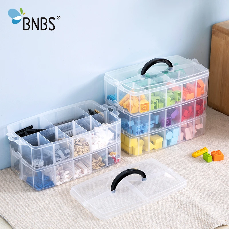 toy storage unit with plastic boxes