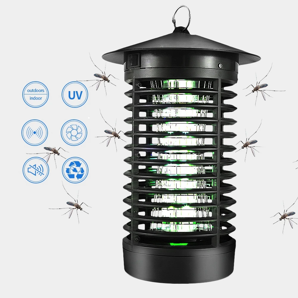 

US Plug AC100V-240V LED Light Mosquito Killer Fly Bug Insect Zapper Trap Catcher Lamp