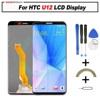 

5.99" For HTC U12 LCD Display Touch Screen Digitizer Assembly Replacement Parts For HTC U12 LCD 2560x1440 pixels 100% Tested