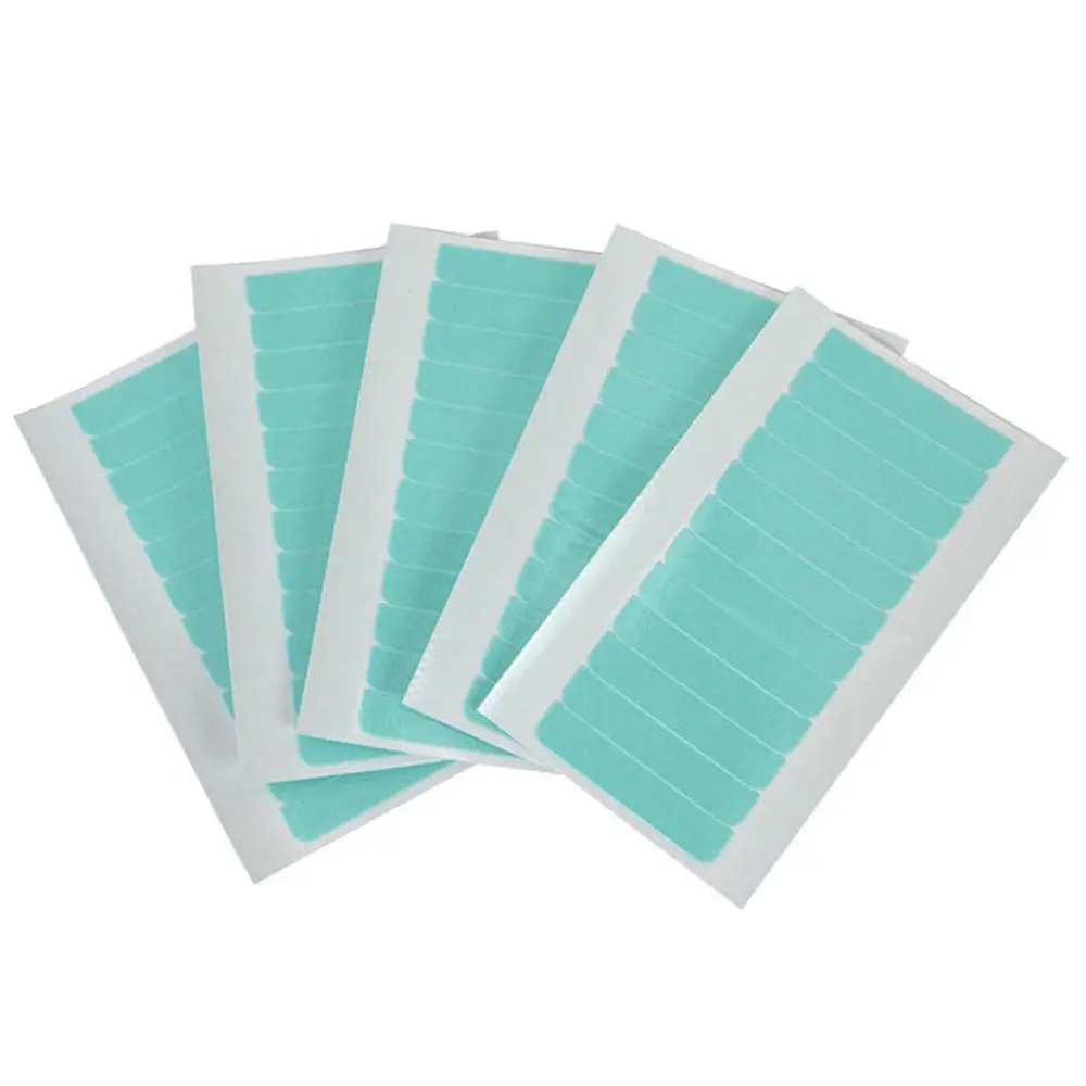 5 pcs Seamless Hair Extension Film Wig Double-Sided Adhesive Film Super Sticky Tape for Wig Replacement Hair Extension Tool