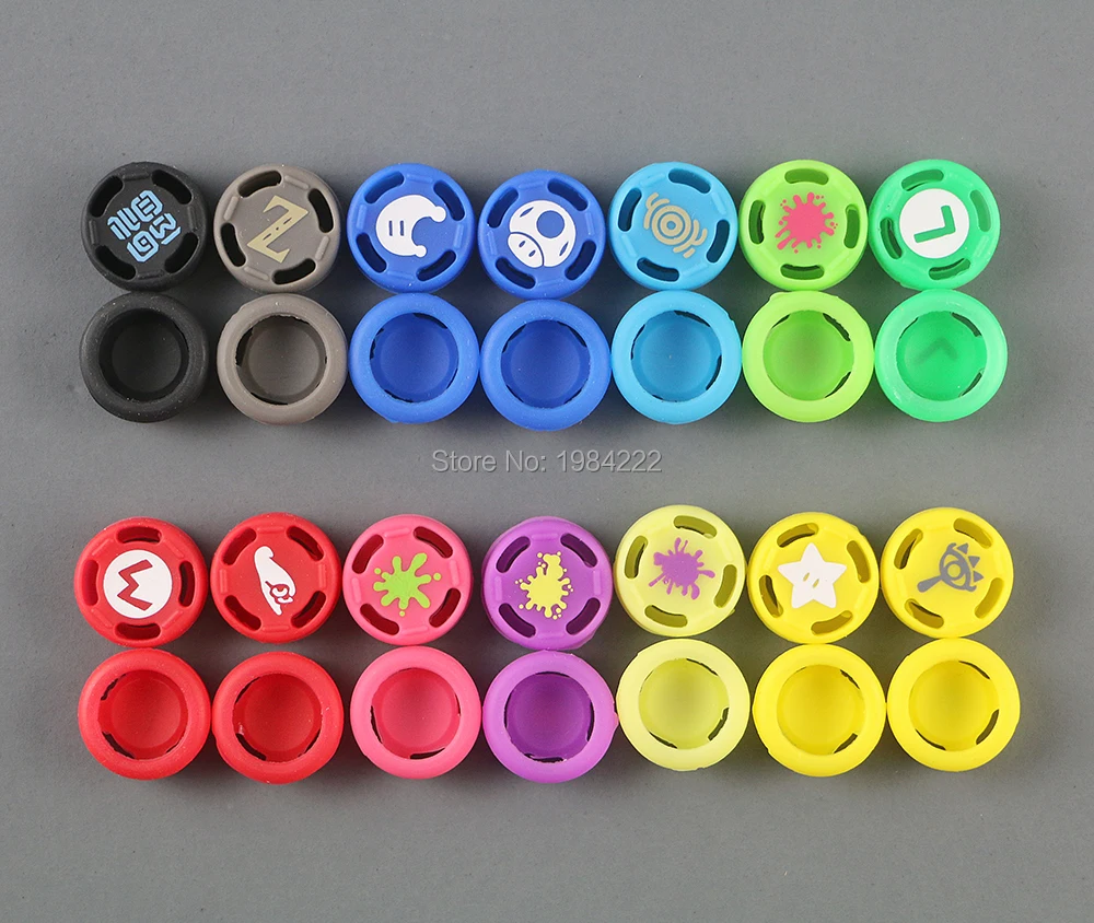 

50pcs/lot Silicone Analog Thumb Grips Caps for Nintend Switch NS JoyCon Controller Sticks Cap Skin Sticks Cap