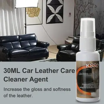 

New Style Universal 30ML Car Leather Care Cleaner Agent Clothing Shoes Sofa Cleaning Disinfecting Agent With Towel