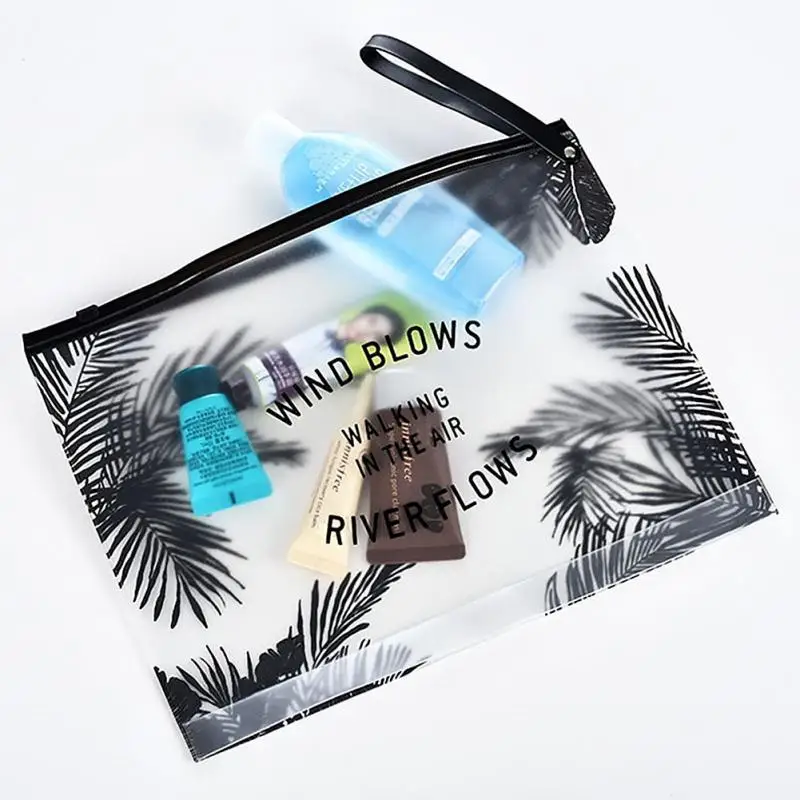

New Fashion PVC Makeup Transparent Zipper Pouch Pencil Pen Case Cosmetic Bag Clear Toiletry Holder