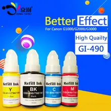 GI-490 GI490 совместимый чернильный Набор для canon pixma G1400 G2400 G3400 G1000 G2000 G3000 G1100 чернильный бак принтера