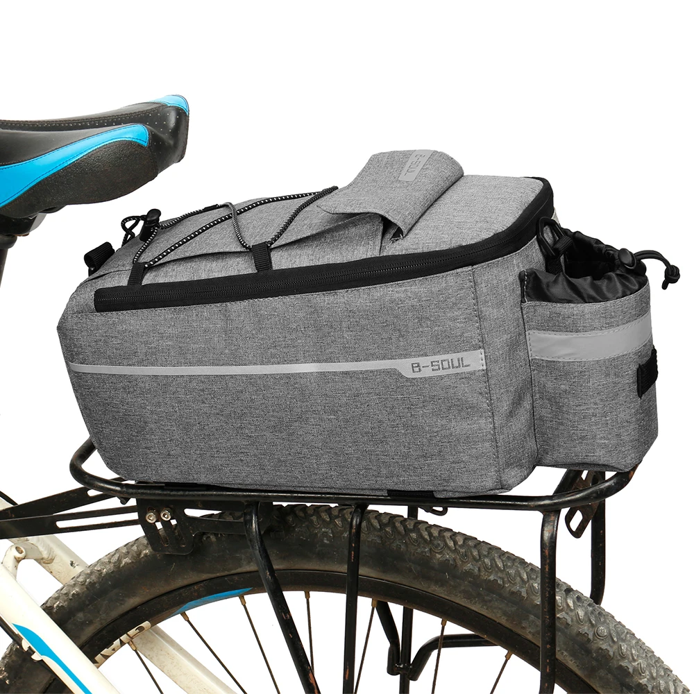 Велосипедная сумка, изолированная сумка-холодильник для багажника, велосипедная задняя стойка, сумка для хранения багажа, светоотражающая сумка для MTB велосипеда, сумка на плечо