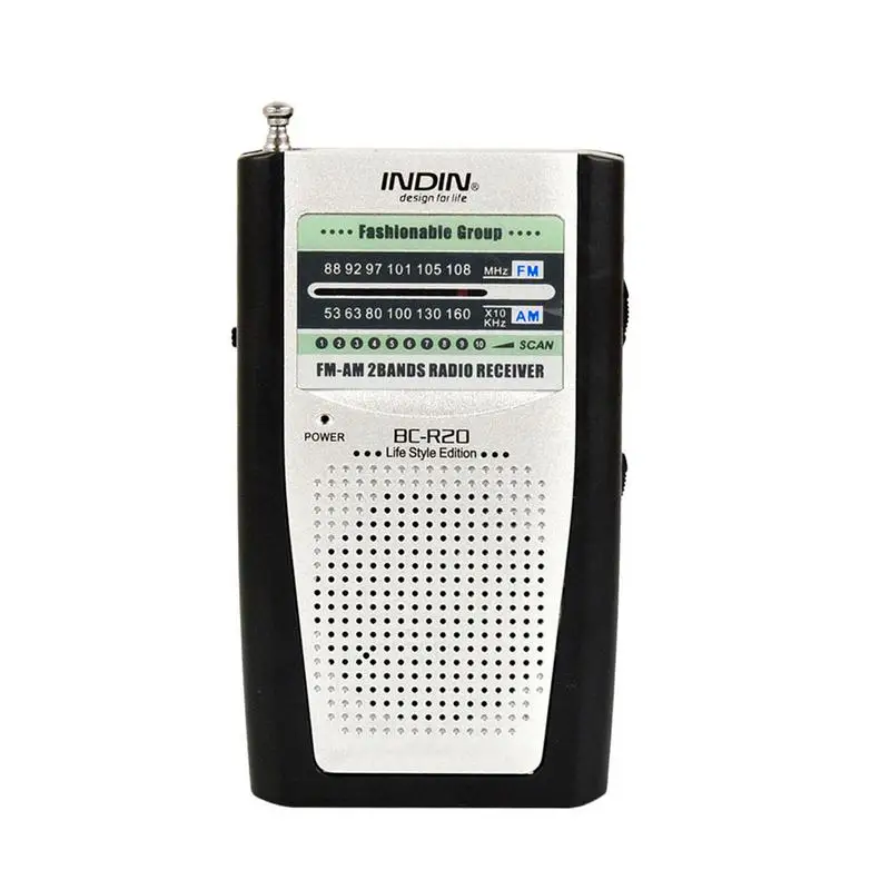 

New Small Radio Mini AM / FM Telescopic Antenna Portable Radio Mini Sound Music Player Personal Stereo Cute Fashion Gift