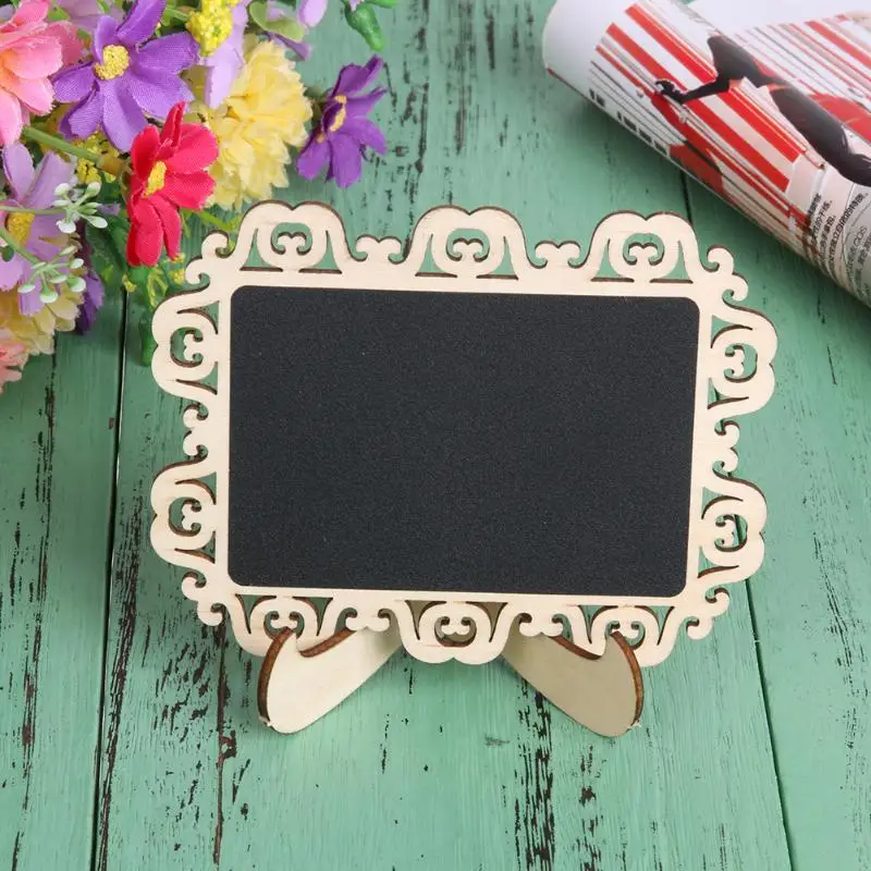 

10pcs/set Mini Blackboard for Message Board Signs Parties Decorative Pattern Living Rooms Bedrooms Weddings Restaurants Decor