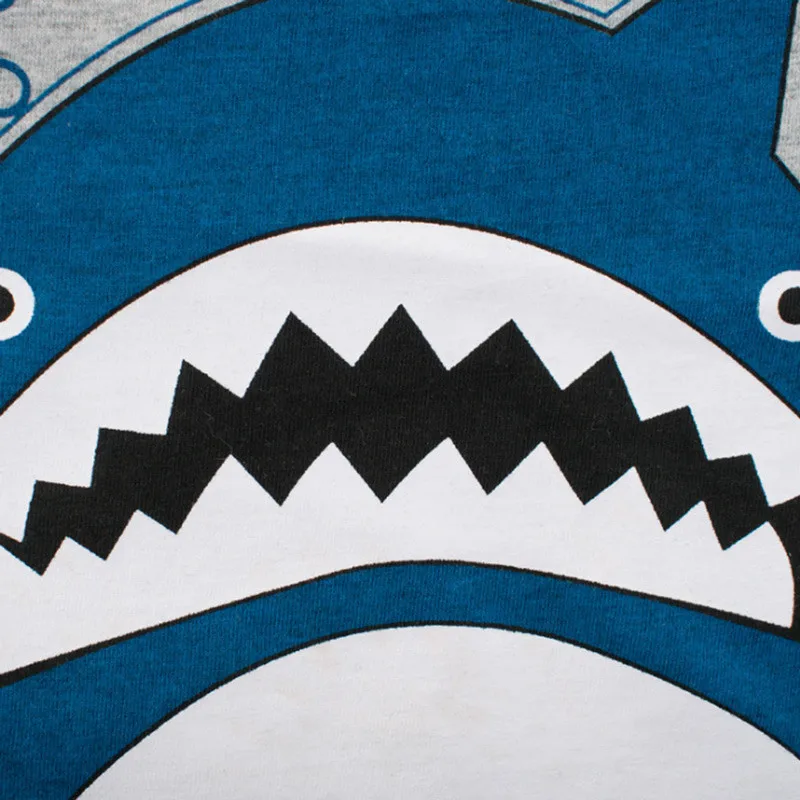 Boys T Shirt Summer Cartoon Shark Printed Short Sleeve O-Neck Cute T-Shirt For Kids Boys Tee Shirt Cotton Tops Clothing Boys T Shirt Summer Cartoon Shark Printed Short Sleeve O-Neck Cute T-Shirt For Kids Boys Tee Shirt Cotton Tops Clothing