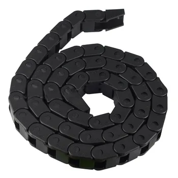

10 x 10mm L1000mm Cable Drag Chain Wire Carrier with end connectors for 3D Printer Tools