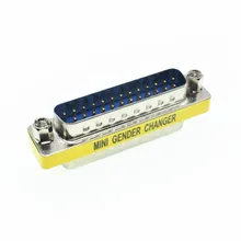 D-SUB DB25 последовательный кабель Расширенный адаптер 25 Pin DB25 мужчин и мужчин M-M minitype Changer разъем