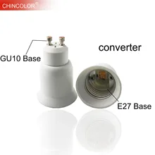 Светодиодная лампа база конвертер GU10 к E27 винтовой светильник держатель лампы адаптер Разъем удлинитель PBT пластик Безопасный Быстрая JQ