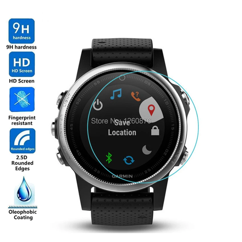 

Tempered Glass for Garmin Fenix 5 / Fenix 5s Premium Smartwatch Screen Protector Film For Garmin Fenix5 Fenix5s
