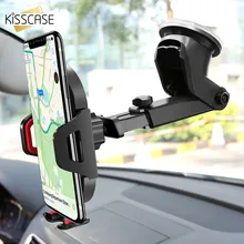 KISSCASE лобовое стекло гравитационная присоска Автомобильный держатель для телефона iPhone X держатель для телефона в автомобиль подставка для смартфонов стенд для автомобиля