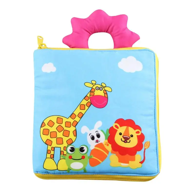 

Fabric Book Cloth Book Early Educational Toy Non-Toxic Washable Infant Fabric Bookes Perfect for Toddlers Preschool Boys & Girls