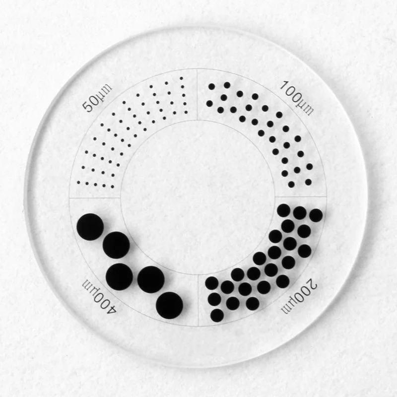 Diameter 20.4 mm Microscope Ocular Micrometer Reticle Scale Calibration for Olympus CX31 Biological Microscope Eyepiece