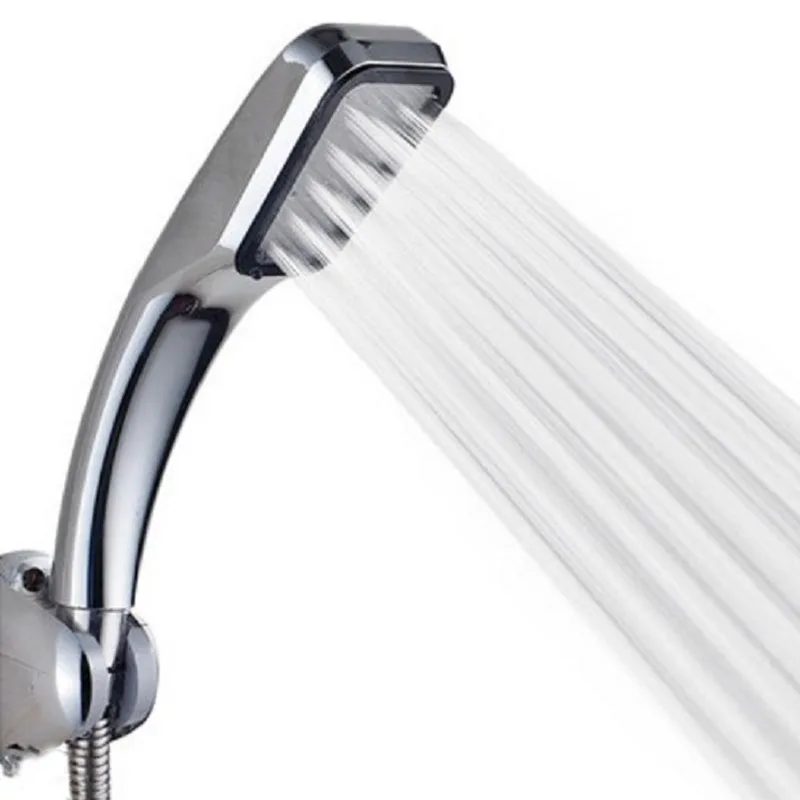 Bathroom Accessories Handheld Water Saving 300 Hole Portable Booster Water Saving Shower head Pressurized 1PC Shower Heads