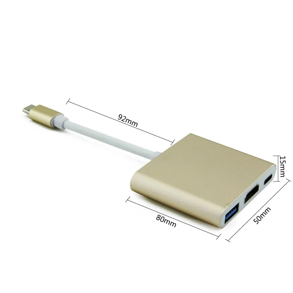 USB Type C к HDMI 3 0 концентратор 1 зарядный адаптер преобразователь удлинитель HD 4K