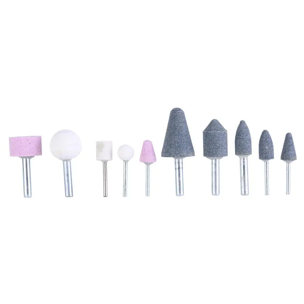 

New type 10pcs Ceramic Grinding Head Abrasive Rotary Tool 3/6mm Shank for Mini Electric Grinder Abrasive Rotary Tool Accessories