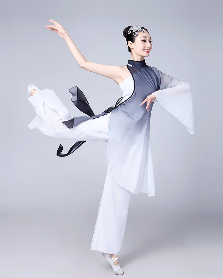 Chinese traditional women's dance costumes folk dance children's clothing Yangko girls children's dresses female Acura clothing