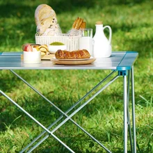 Портативный ультра-компактный для кемпинга, разделяемые открытый стол Туризм Путешествия Открытый Пикник прочный складной стол выдерживает 48 кг