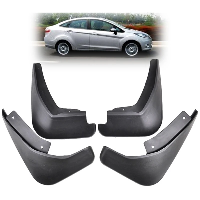 Литые Брызговики для Ford Fiesta Mk7 2009 2017 2010 2011 2012 2013 2014 2015 2016 аксессуары|Грязезащита| |