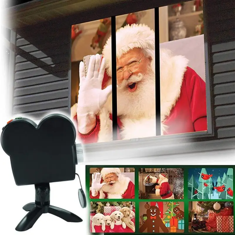 

Projection Lamp Home Use Window for Festival Halloween Christmas Party Black Light UK/US/EU/AU plug #05
